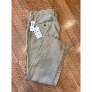 Tommy Bahama IslandZone Linen Blend Pants Mens 38x30 Beige NWT
